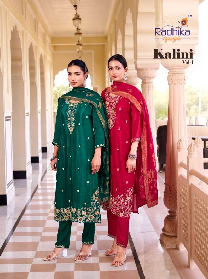 RADHIKA LIFESTYLE KALINI VOL 1 SILK WITH COTTON INNER KURTI ...