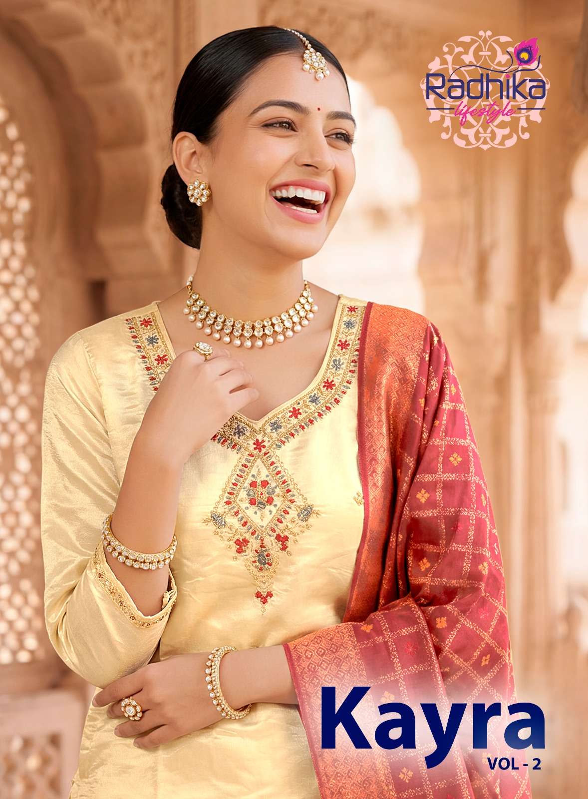 RADHIKA LIFESTYLE KAYRA VOL 2 SCHIMER WITH HAMDWORK SALWAR S...