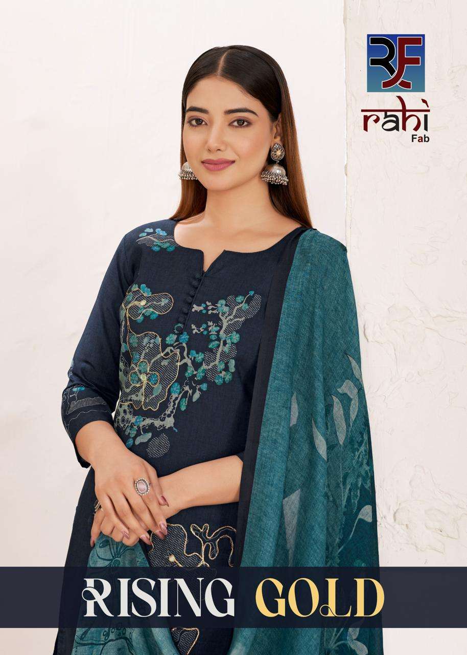RAHI FAB RISING GOLD VOL 1 COTTON FANCY ORGANIC PRINTED SALW...