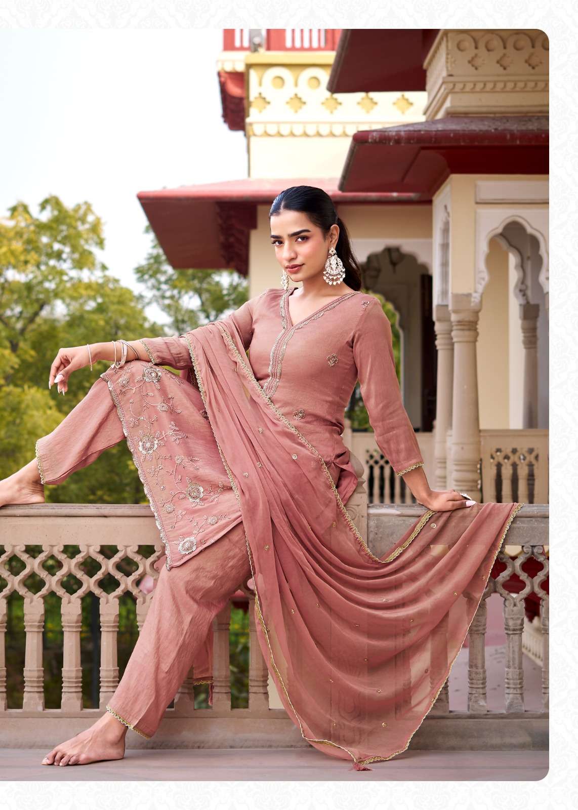 RANGOON RANGREZA SHIMMER WITH BEATS WORK SALWAR KAMEEZ AT WH...