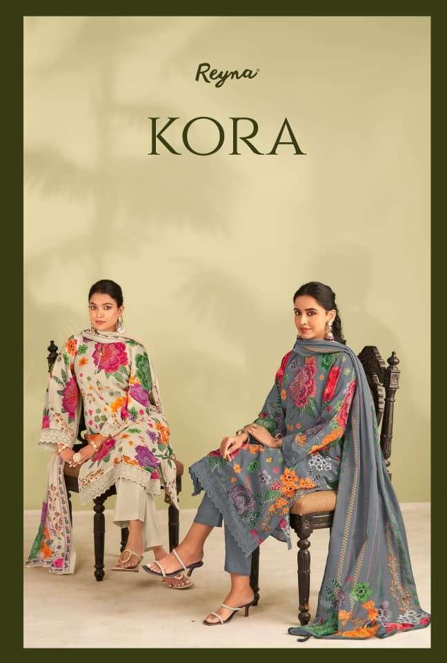 REYNA KORA CHANDERI CRUSH DIGITAL PRINT SALWAR SUIT AT TRADI...