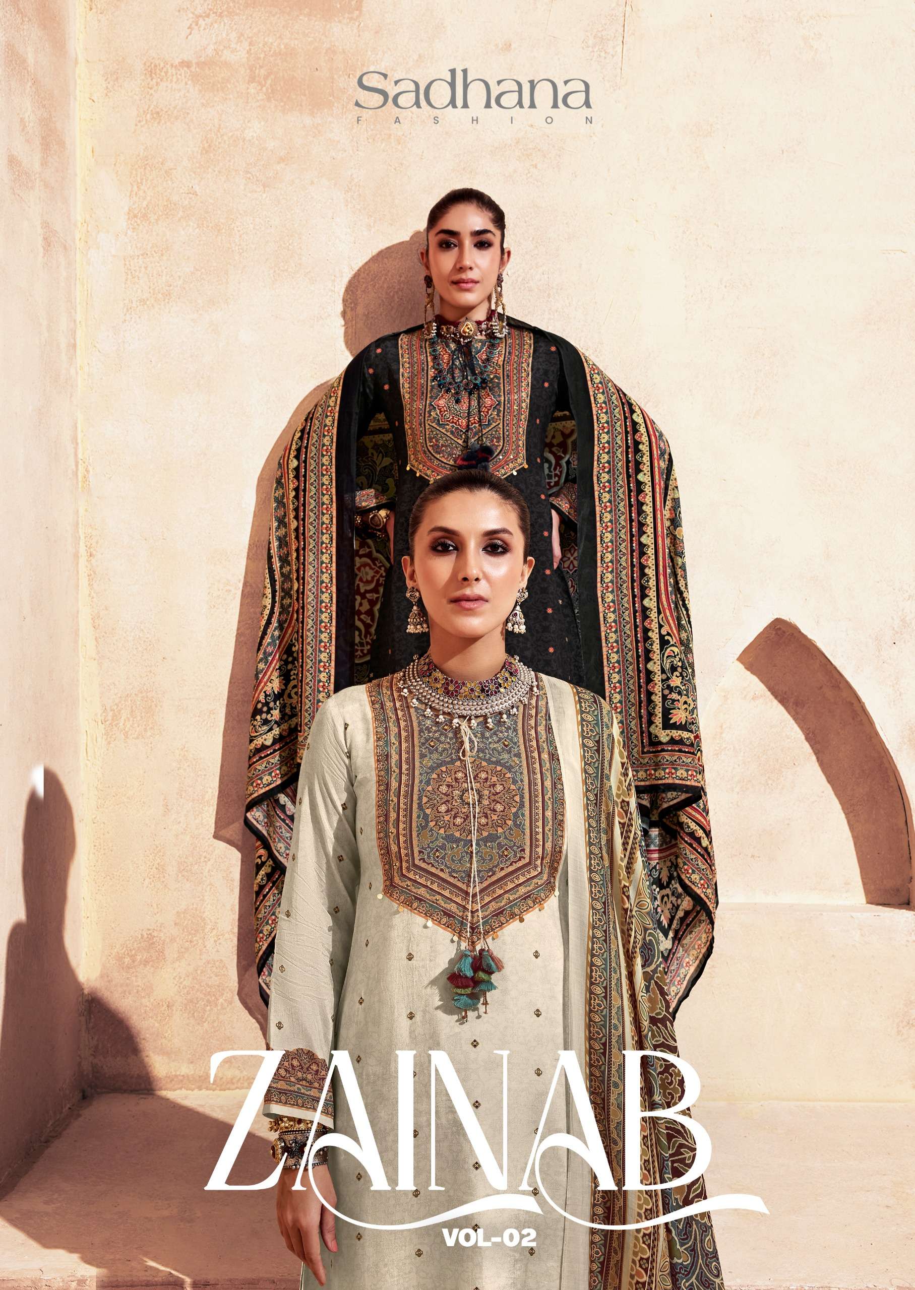 SADHANA FASHION ZAINAB VOL 2 JAAM COTTON DIGITAL PRINT SALWA...