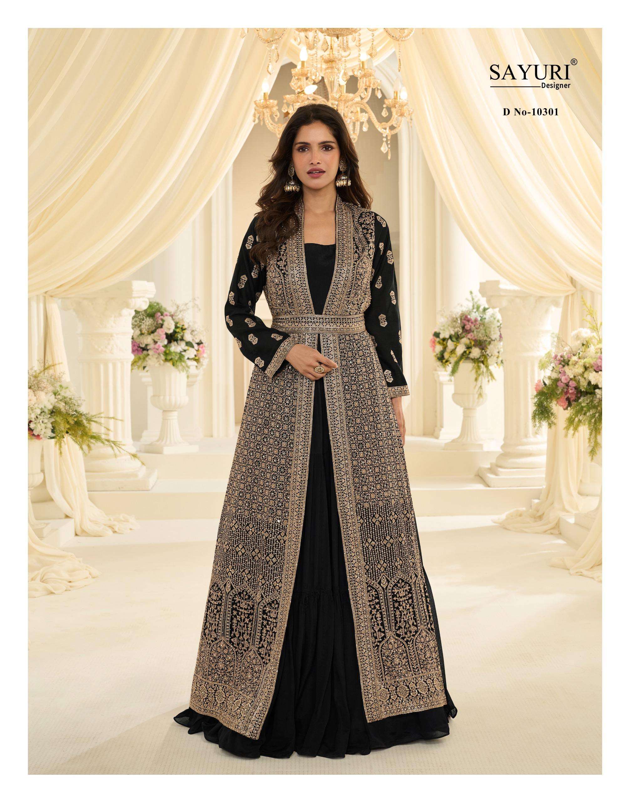 SAYURI DESIGNER MASTANI TREDY FESTIVE LOOK EMBROIDERED JACKE...