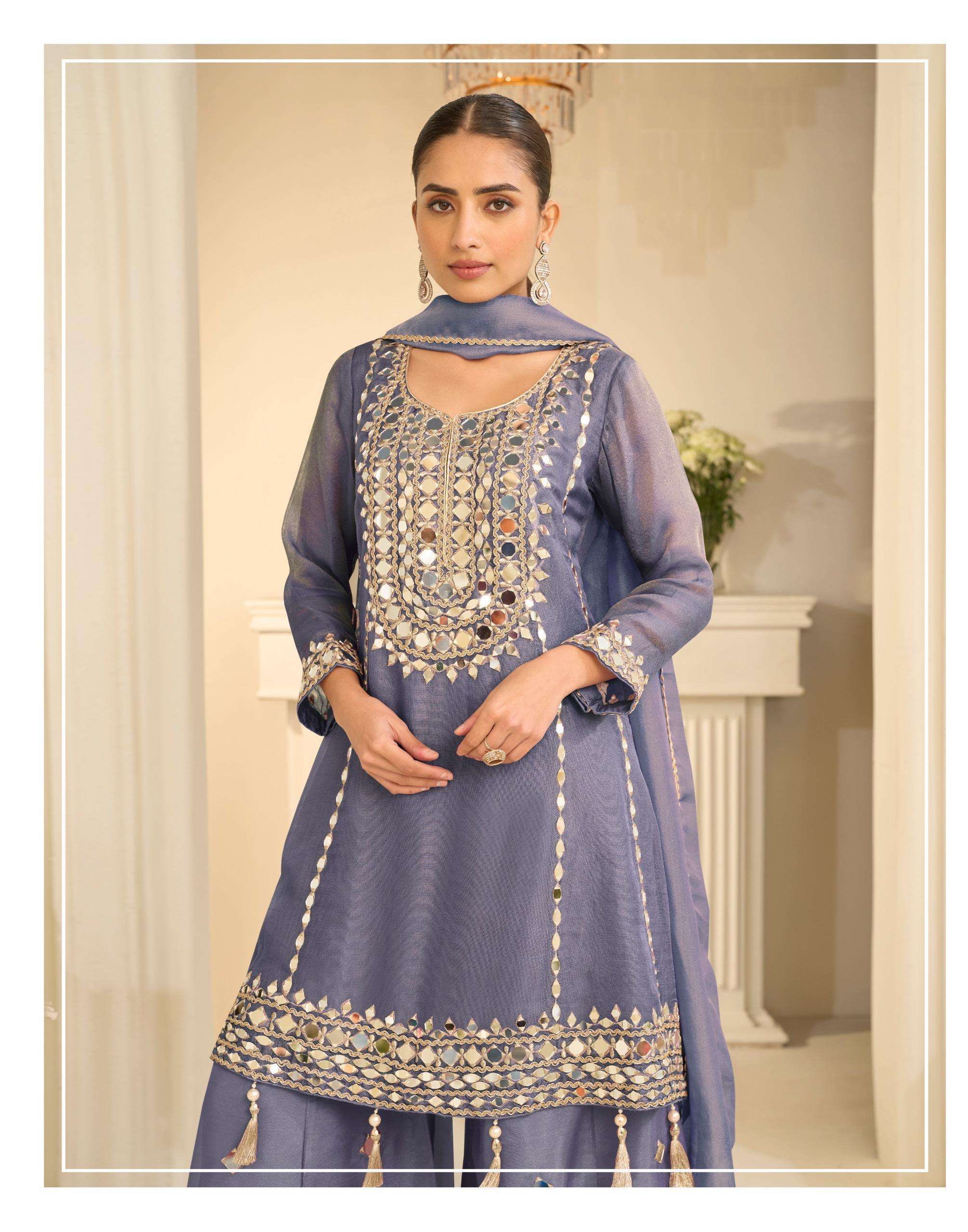 SAYURI DESIGNER MIRROR COLLECTION 10313 2699 SIMAR SILK TOP ...