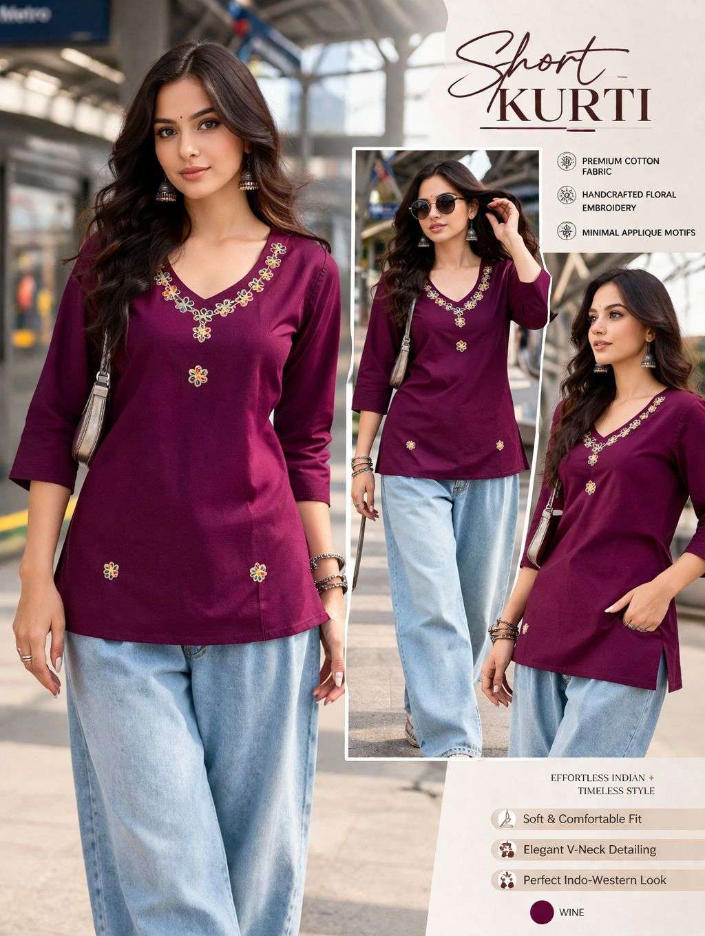 SHORT KURTI DESIGNER OFFICE AND TRAVEL BEST COLLECTION SURAT