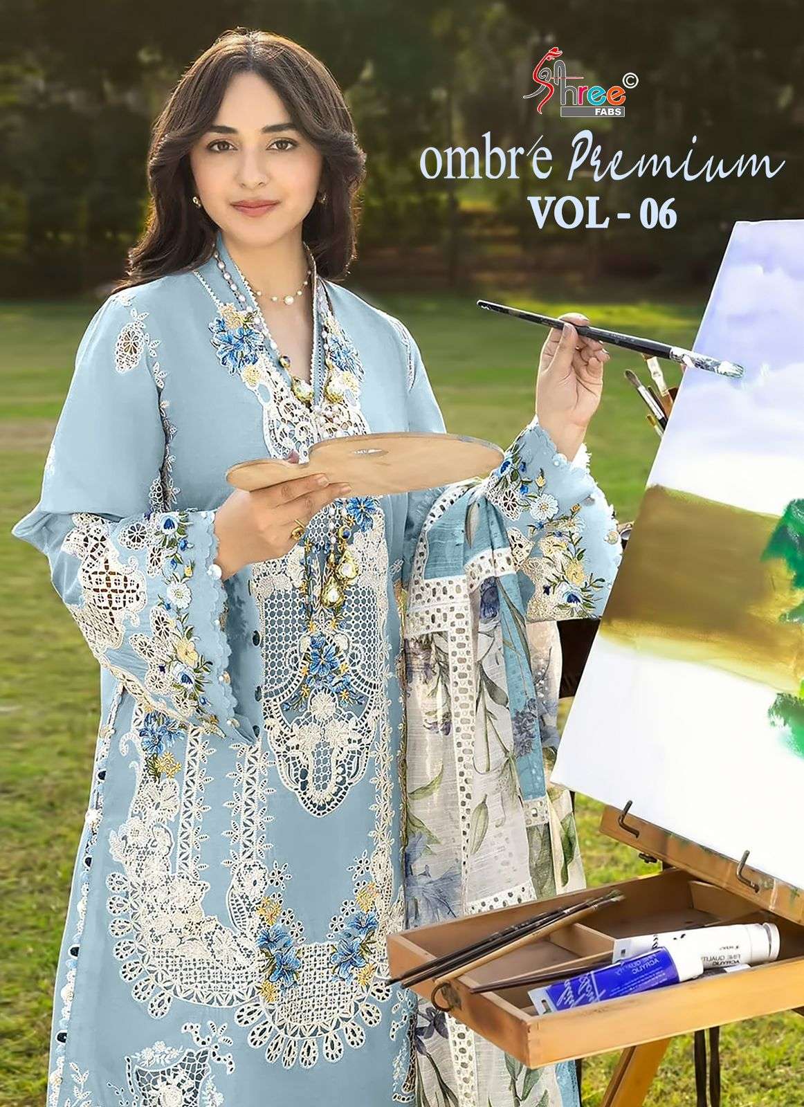 SHREE FABS OMBRE PREMIUM VOL 6 COTTON LUXURY DESIGN KARACHI ...