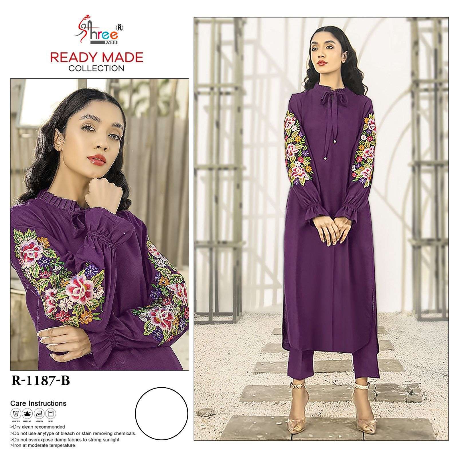 SHREE FABS R 1187 CASUAL WEAR SUMMER KURTI PANT VIRAL SUIT M...
