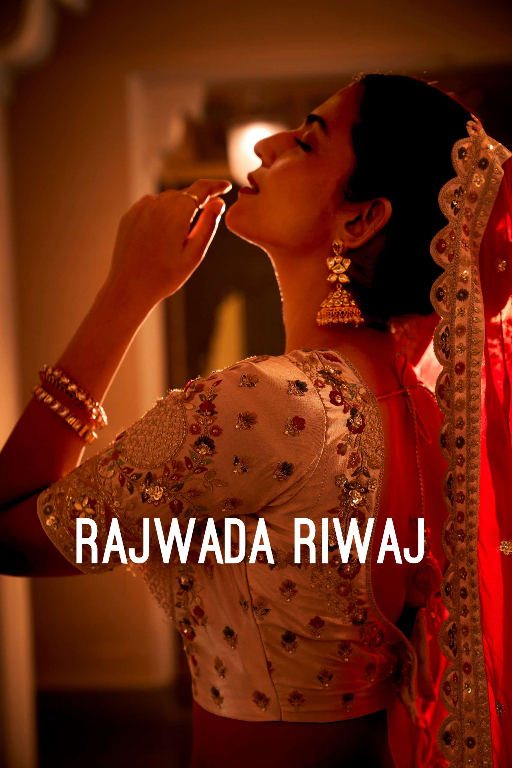  Rajwada Riwaj Handmade Premium Satin Silk Fabric a whirl of...