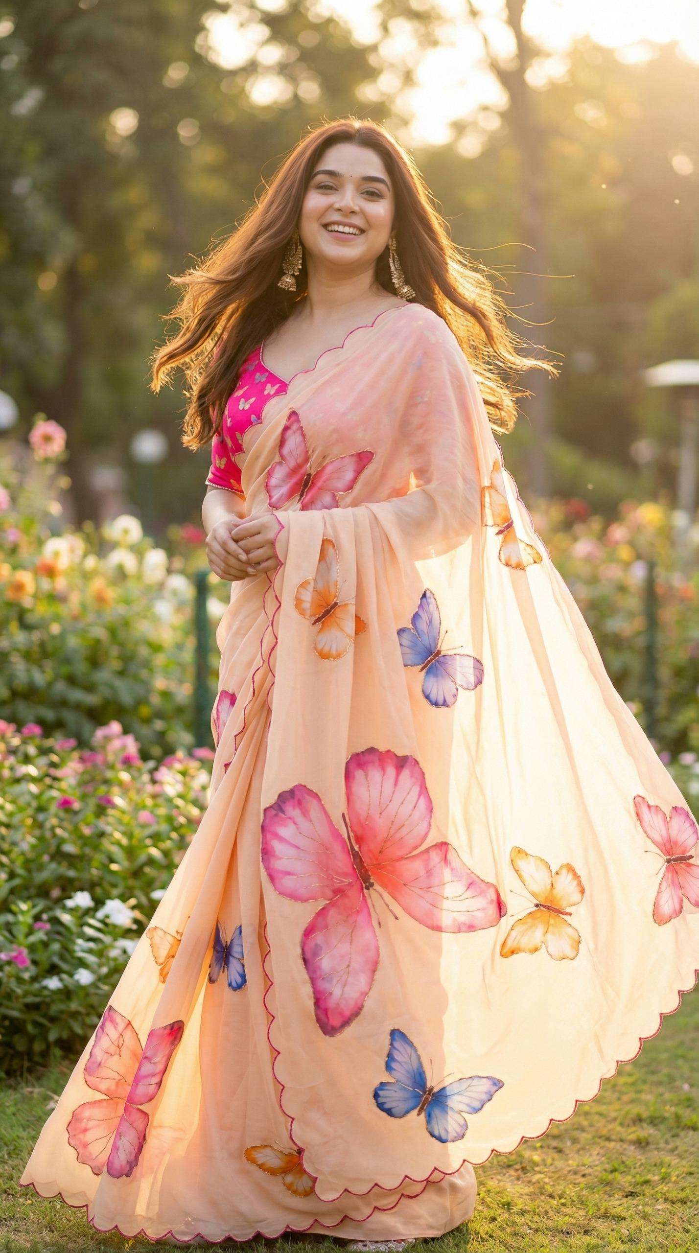 Soft and pure Georgette super fabric party wear saree wholes...