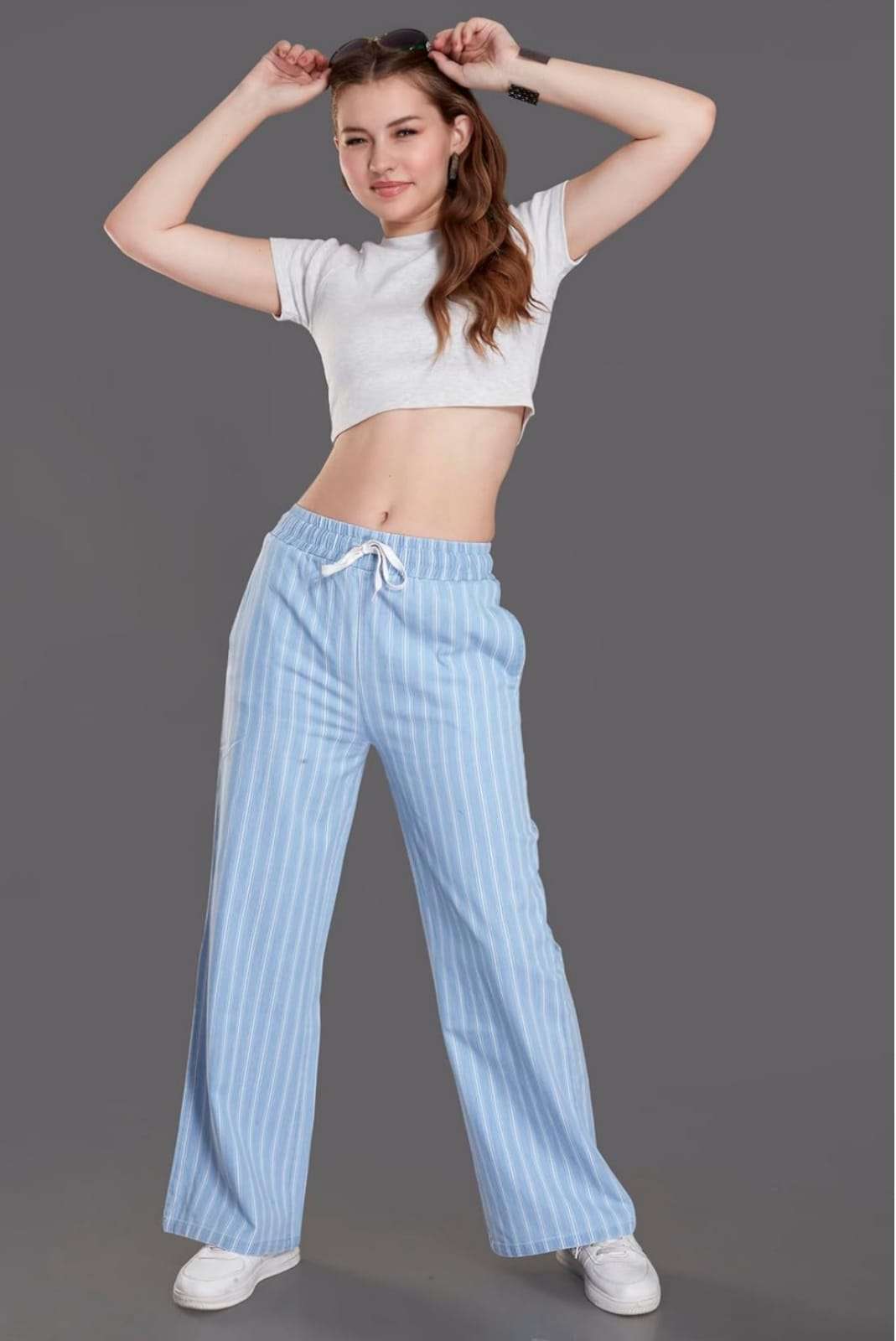SOFT DENIM PANT FOR WOMEN REGULAR WEAR COMBO SET SURAT TEXTI...