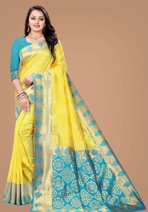 SOFT LICHI FABRIC WITH UNVEIL AND ADORN ICONIC SAREE RESELLE...