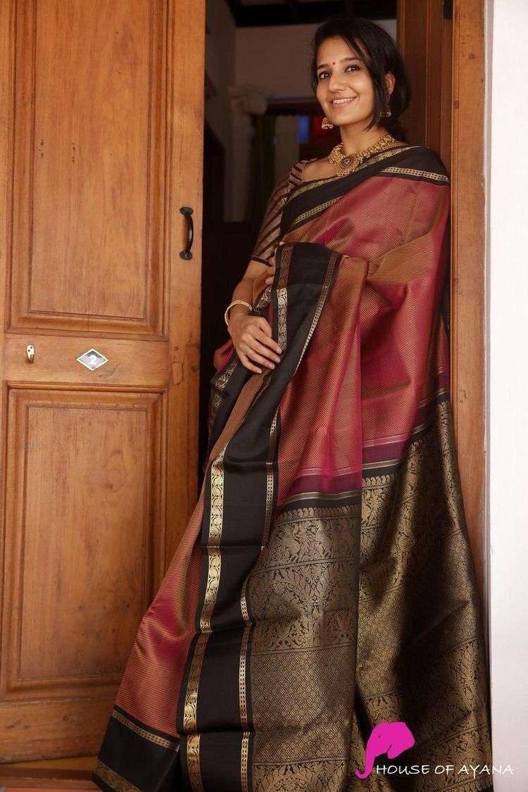 SOFT LICHI SILK CLOTH FABRIC DESIGNER LUSTROUS AND DIVINE DE...