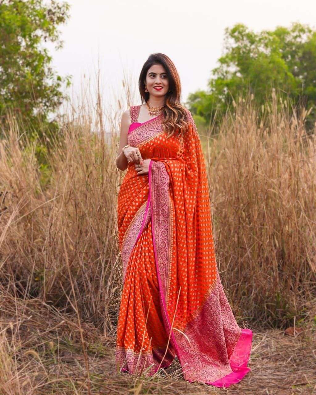  SOFT LICHI SILK CLOTHE BEAUTIFUL RICH PALLU & JACQUARD WORK...