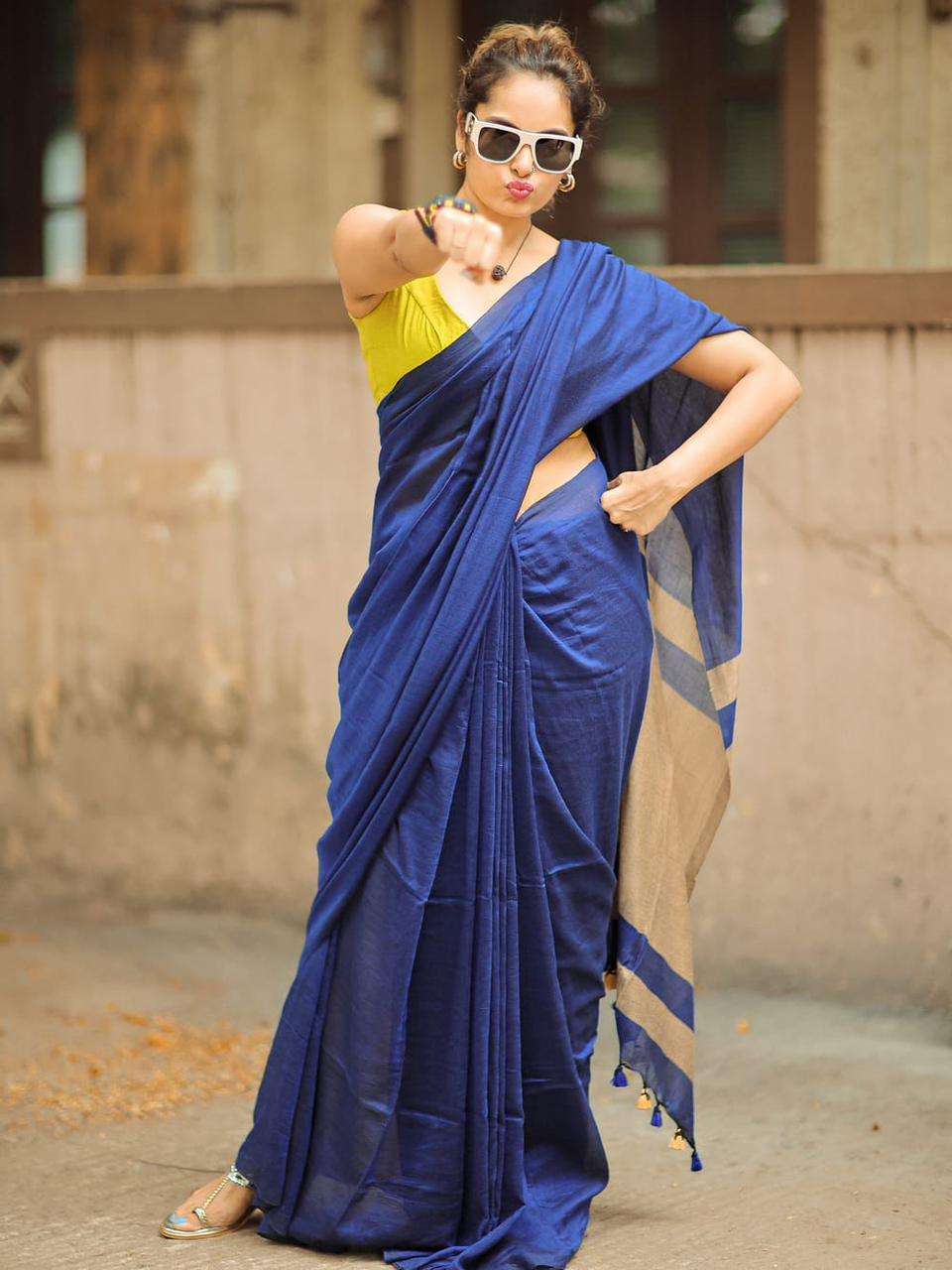 SOFT LILAN FABRIC SLAB ATTRACTIVE CHARMFULL PARTY WEAR SAREE...