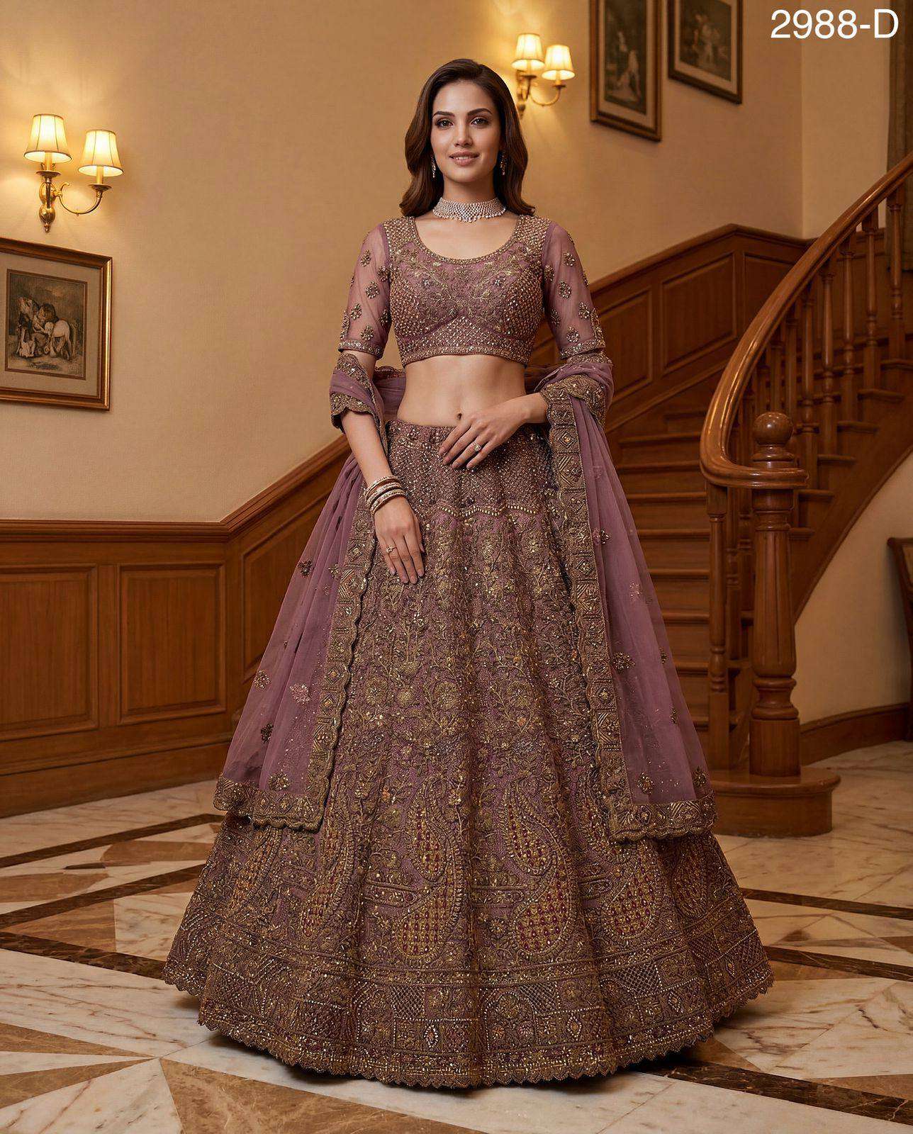 stunnig  and hurry Well Detailed Embroidery Work Partywear L...