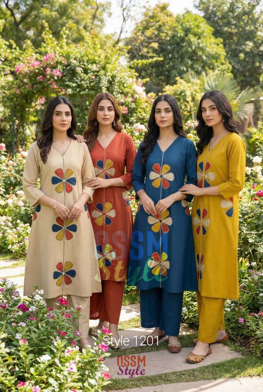 STYLE 1201 PREMIUM COTTON DHABU CORD SET VIRAL CASUAL OFFICE...