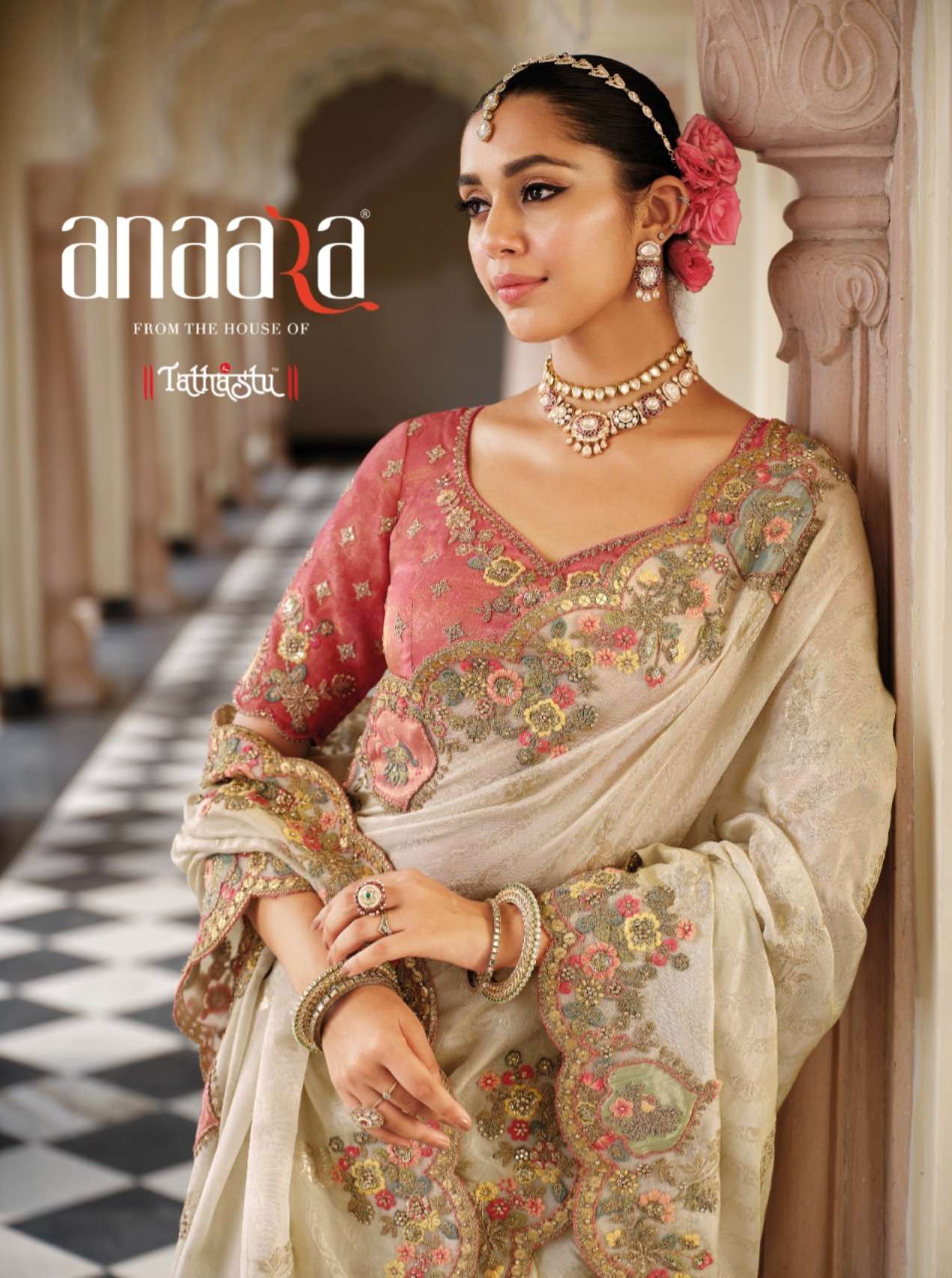 Tathastu Anaara 7800 Series Soft Silk fabric with beautiful ...