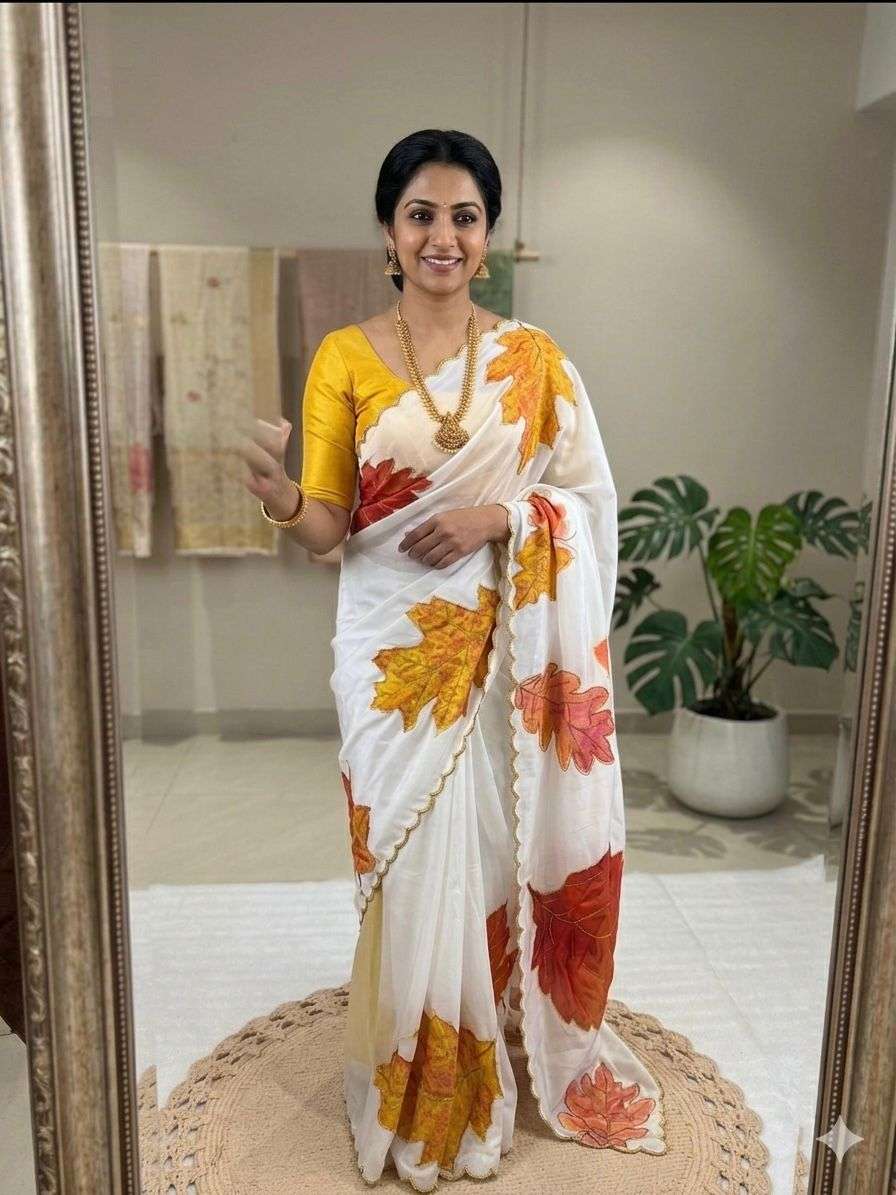  This beautiful Autumn Elegance soft Tabi silk fabric Fall i...