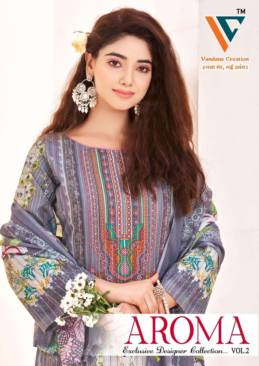 VANDANA‎‎‎‎ CREATION AROMA VOL 2 COTTON CROCHET WORK...