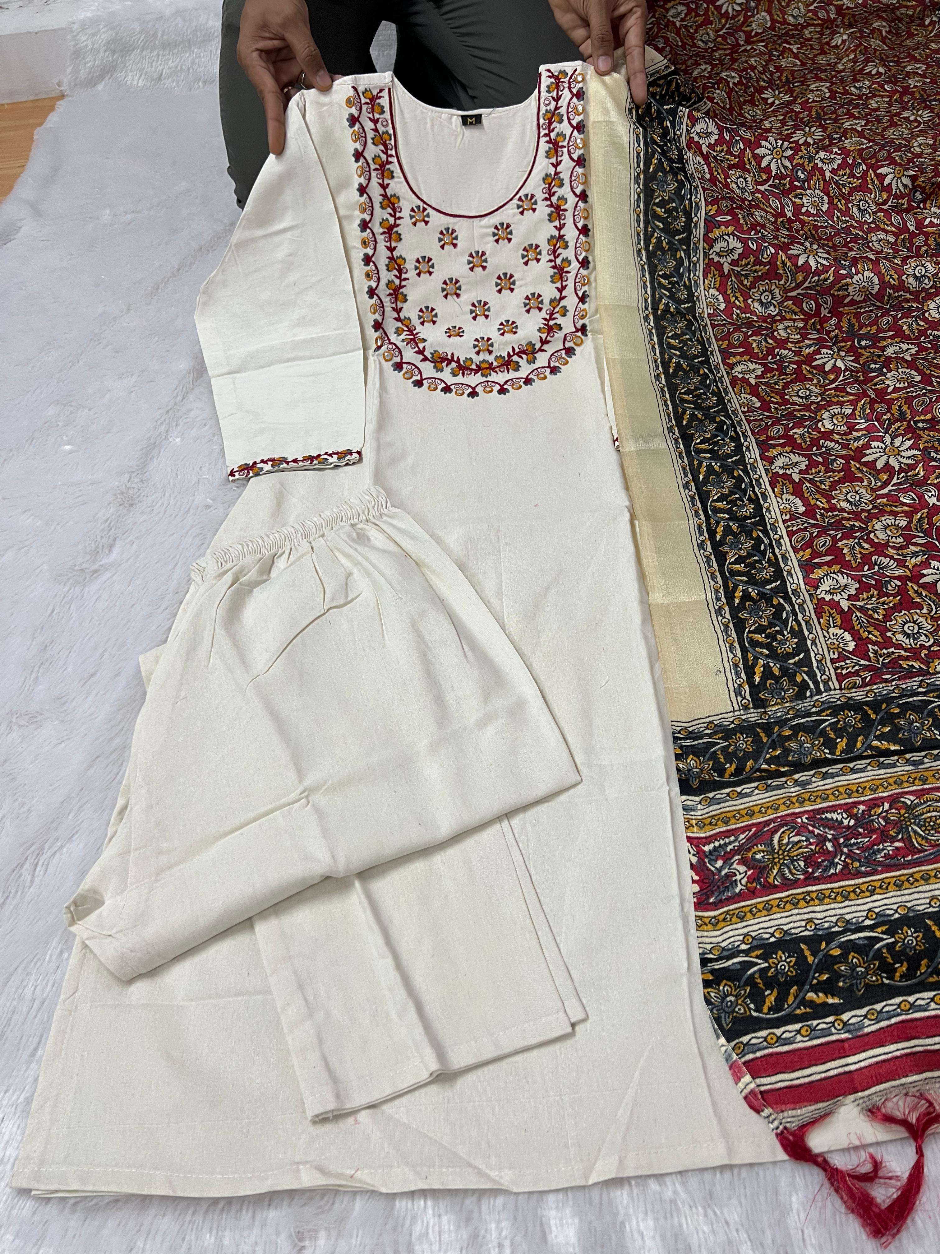 VIRAL SUIT WHITE KURTI PANT JAIPUR DESIGNER DUPATTA RESELLER...