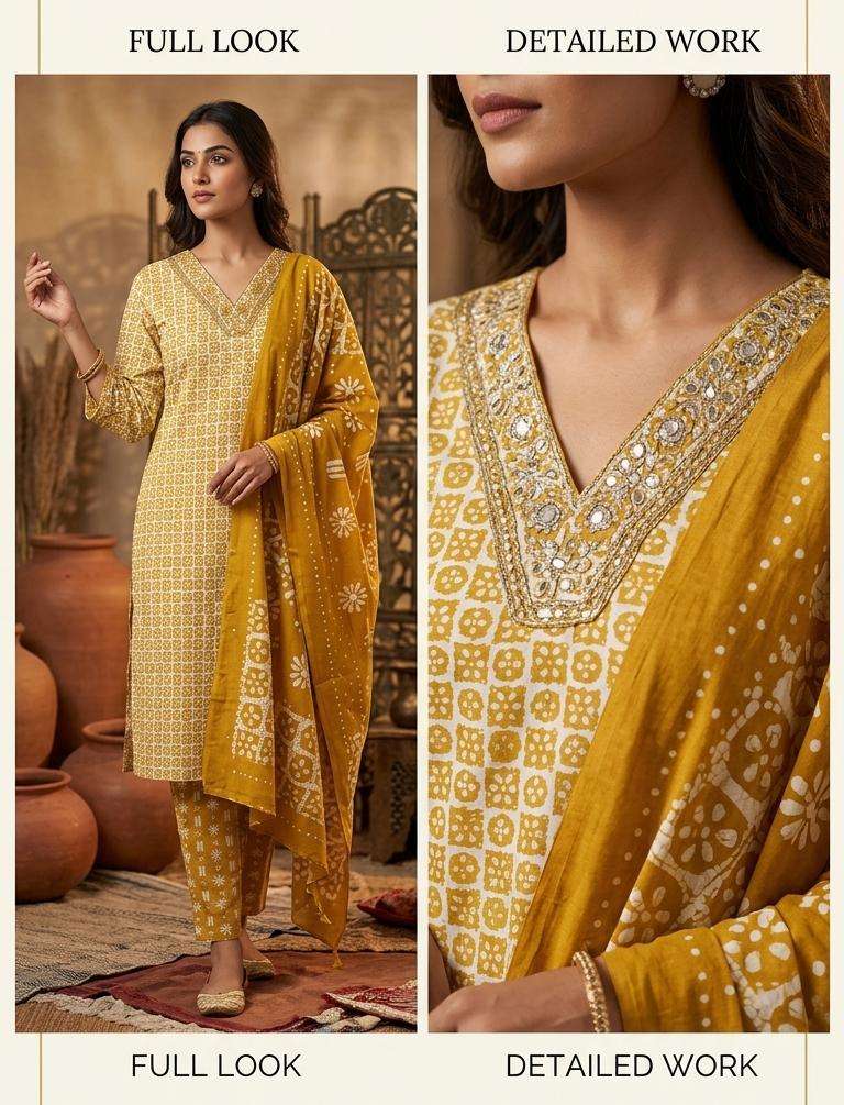 3 PIECE COLLECTION COTTON SULB FLOWER PRINT SALWAR SUIT READ...