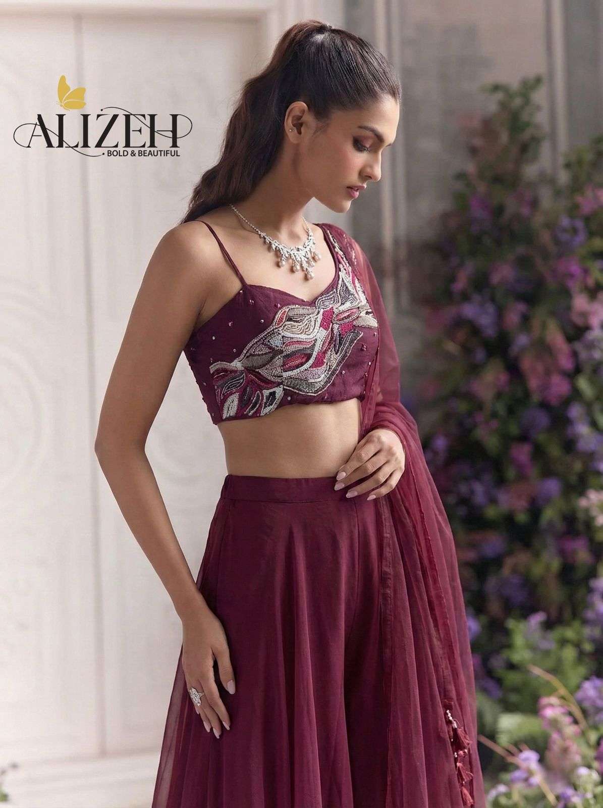 ALIZEH OFFICIAL SERIES 9008 9009 BEAUTIFUL READYMADE BLOUSE ...
