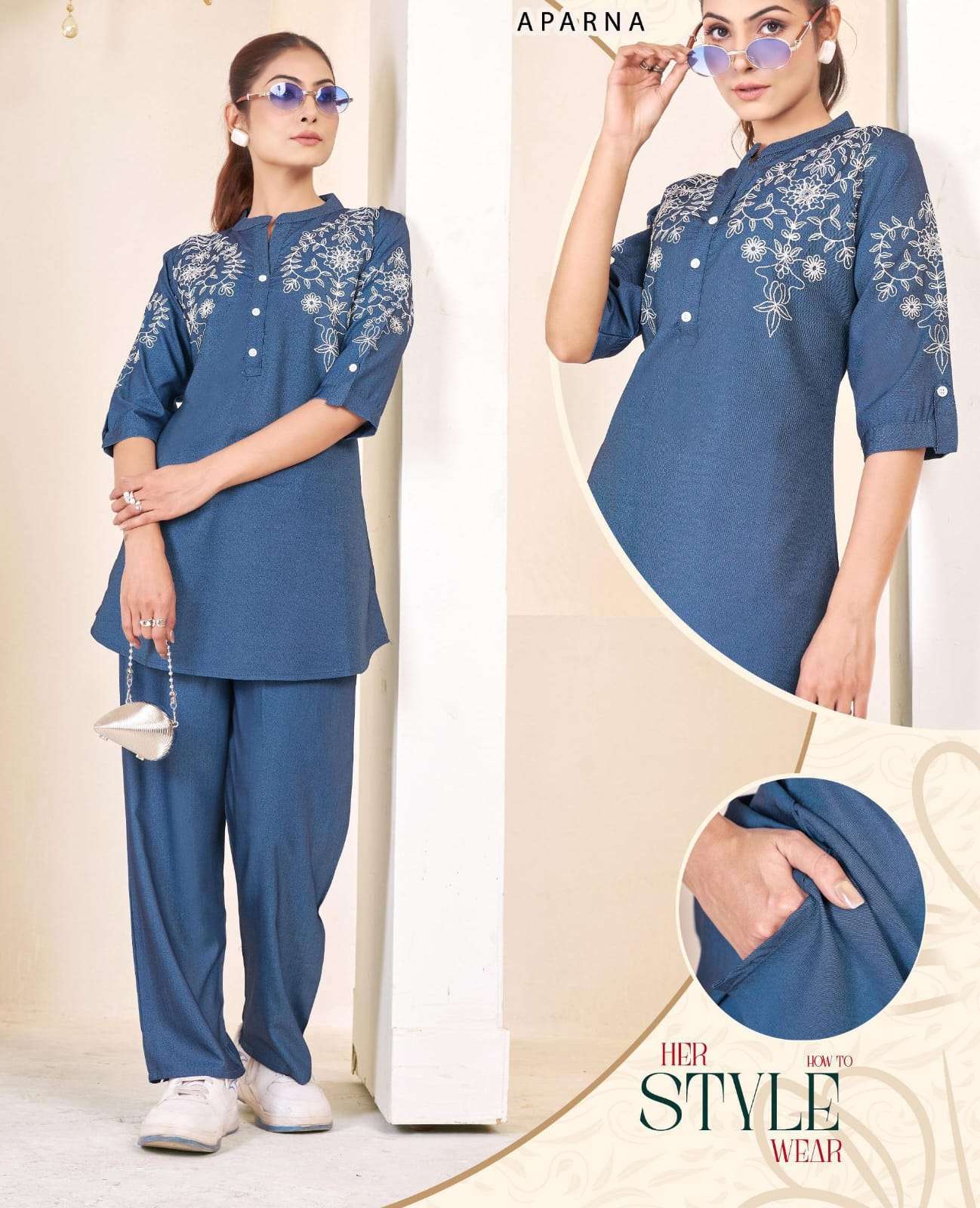 APARNA CASUAL WEAR DESIGNER CORD SET TO PARTY WEAR AND MORE ...