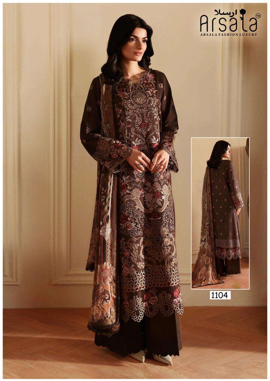 ARSALA FASHION AMIRA VOL 11 LAWN COTTON PRINTED PAKISTANI SU...