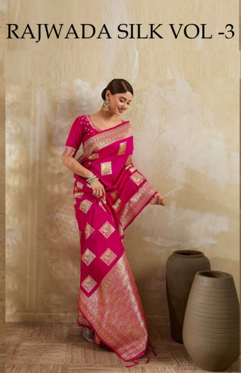  Astita Rajwada silk Vol 3 1001 To 1006  fancy Silk Blend fa...