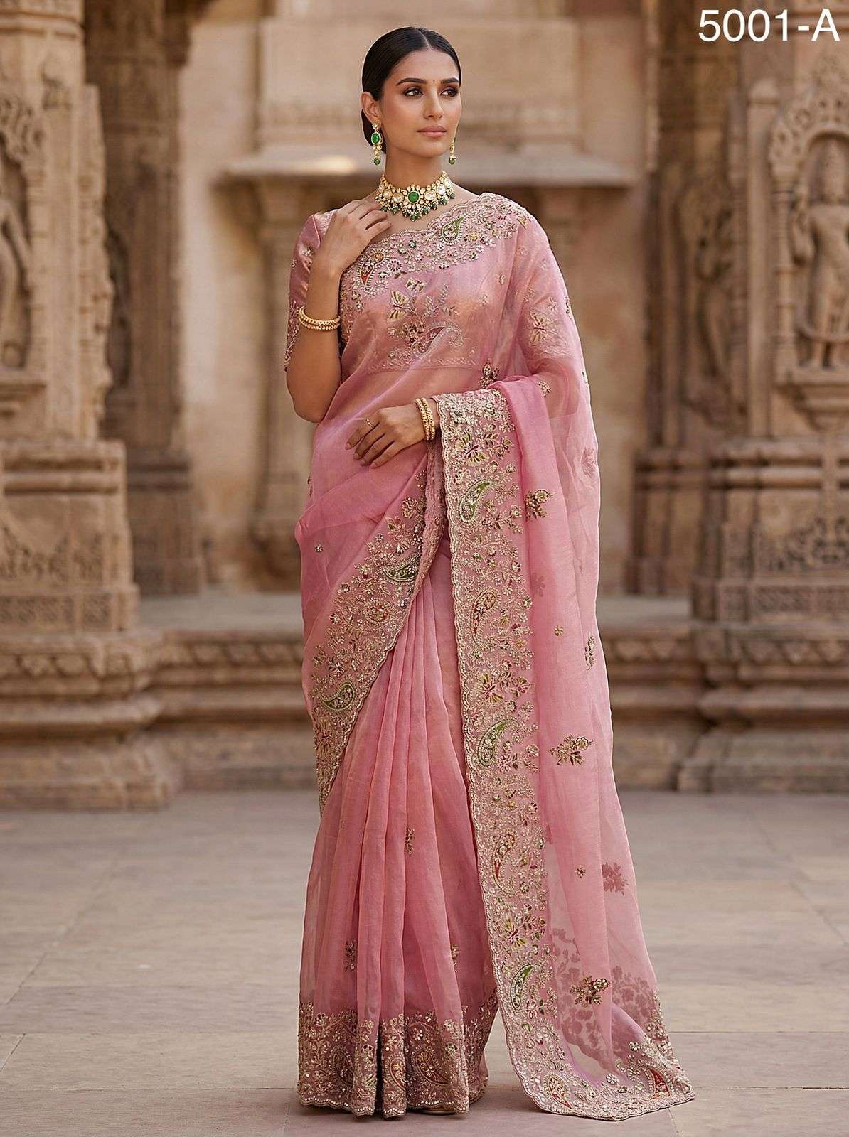 Attractive Gabana Silk fabric with beautiful Pattern Design...