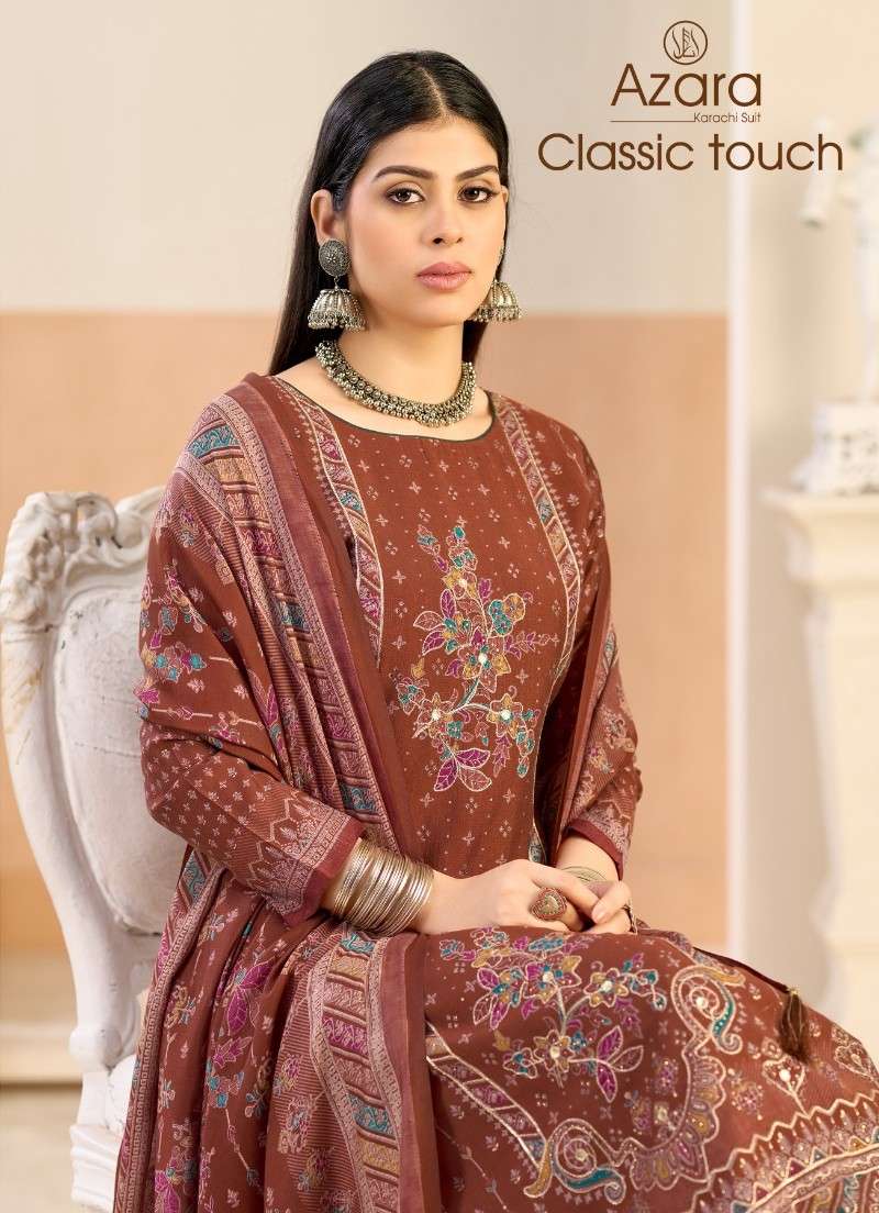 AZARA CLASSIC TOUCH VISCOSE DESIGNER SALWAR SUIT AT MATERIAL...