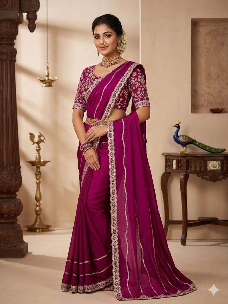  BEAUTIFUL AND CRFT BLOOMING RANGOLI FABRIC WITH BEAUTIFUL S...