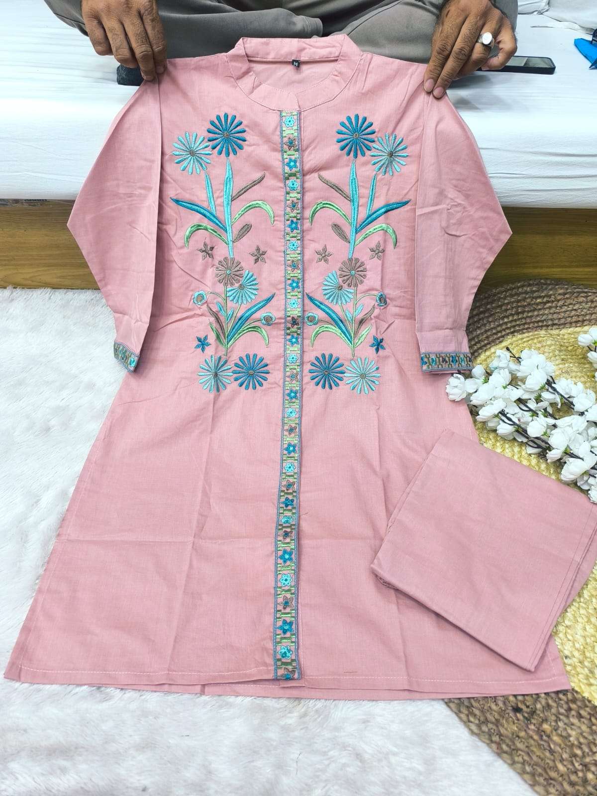BEAUTIFUL COTTON CORD SET LIGHT COLOR DESIGNER RESELLER TS