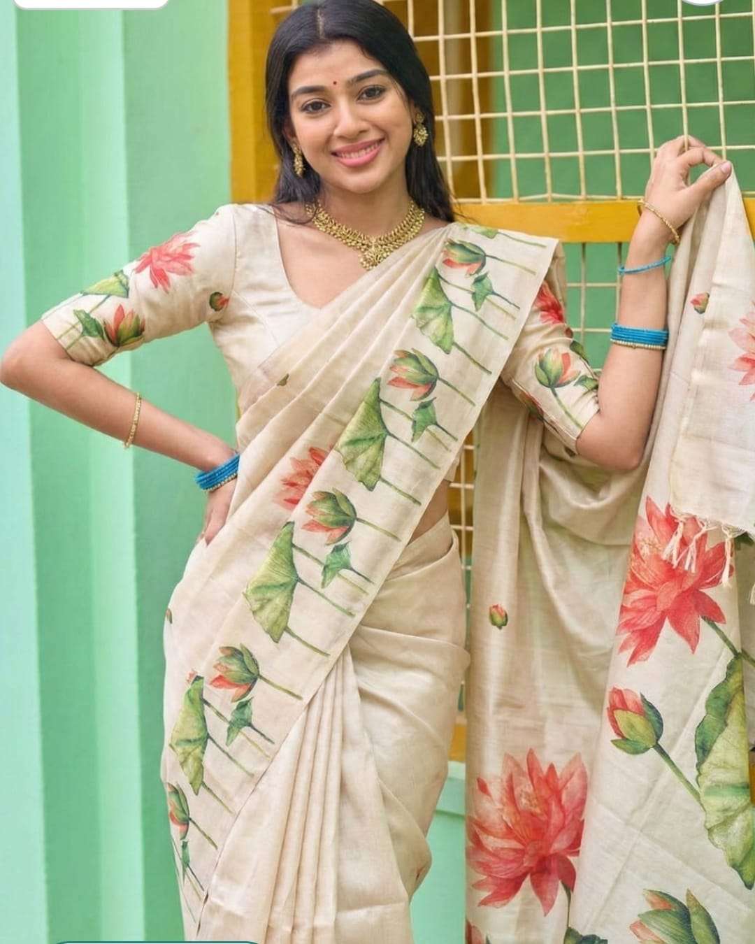 best and good Quality Soft Erode Silk fabric with fancy Digi...