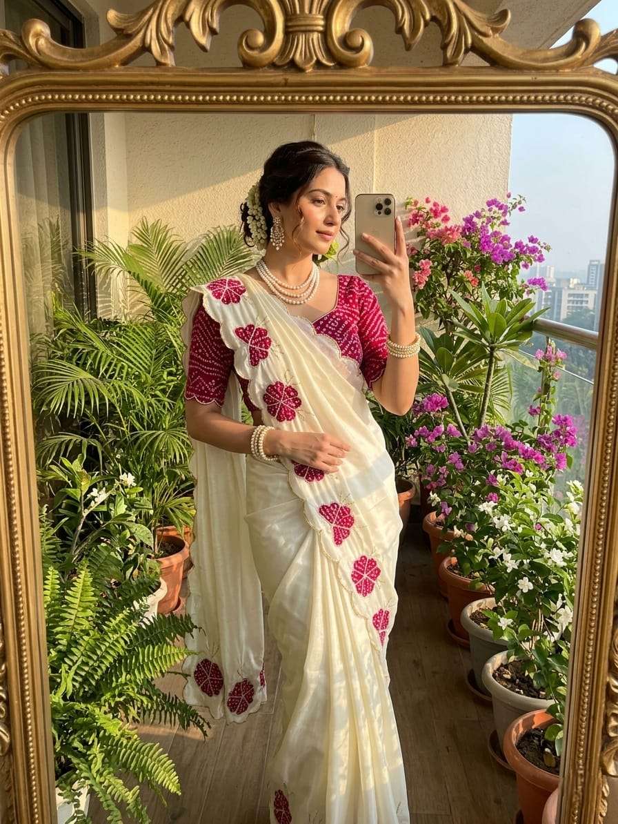 Bhakti Very Soft and Elegant Rich look chinnon silk fabric s...