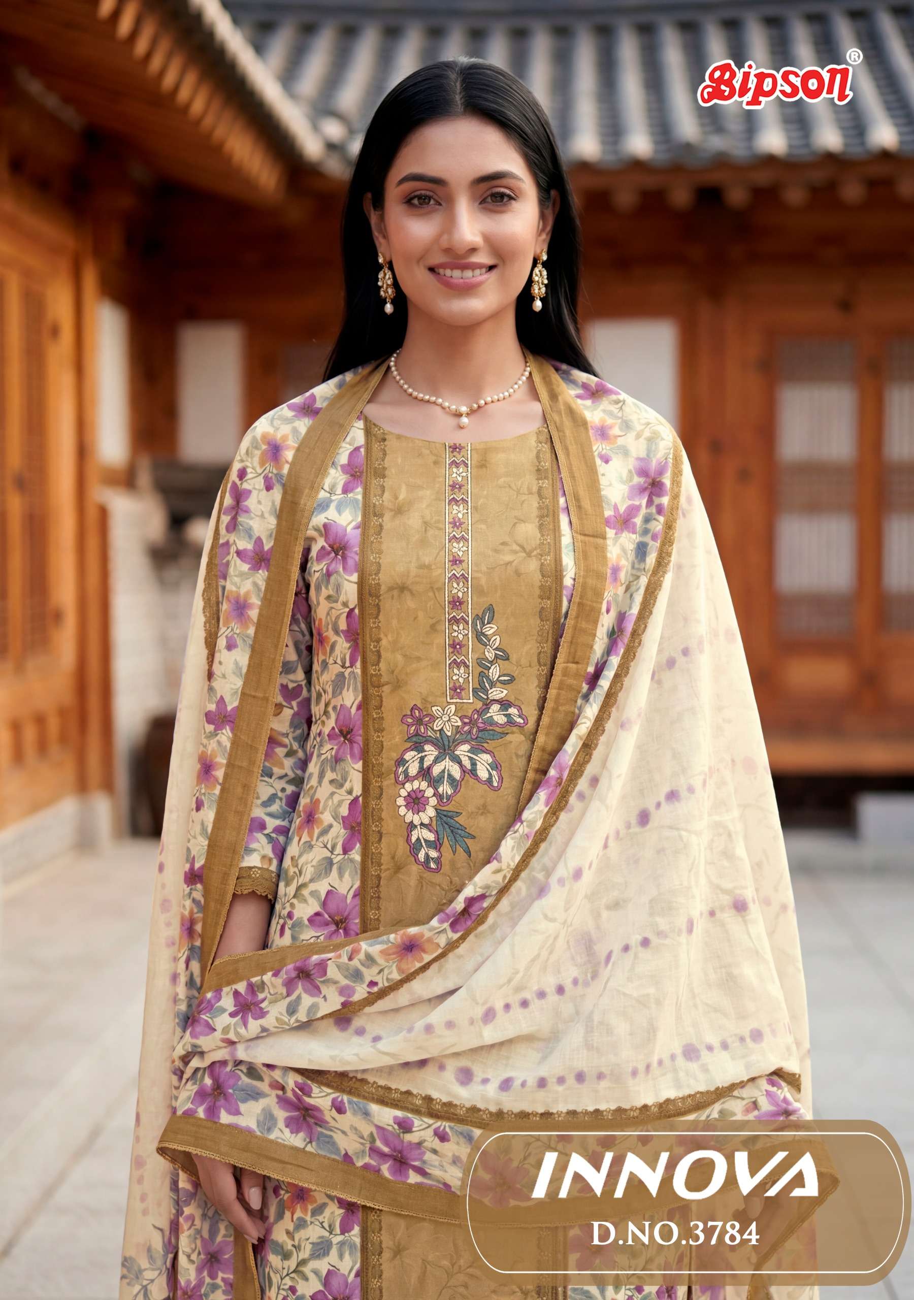 BIPSON PRINTS INNOVE 3784 COTTON DIGITAL PRINT SALWAR KAMEEZ...