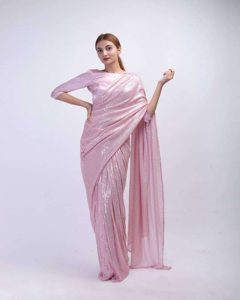 BOLLYWOOD EXPORT QUALITY FINE YARD FABRIC PARTY WEAR SAREE ...