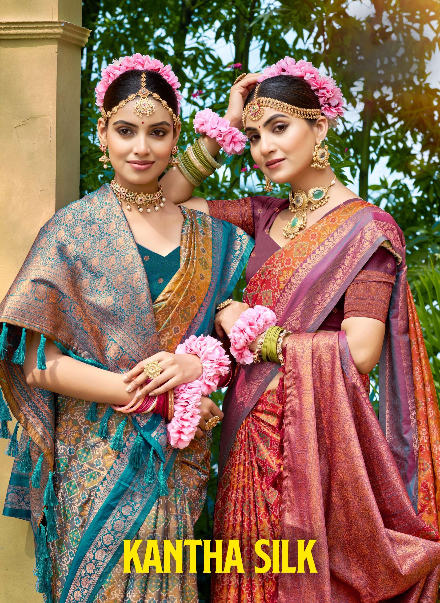 Bunawat Kantha silk 1001 TO 1006 Soft and pure Silk fancy fa...