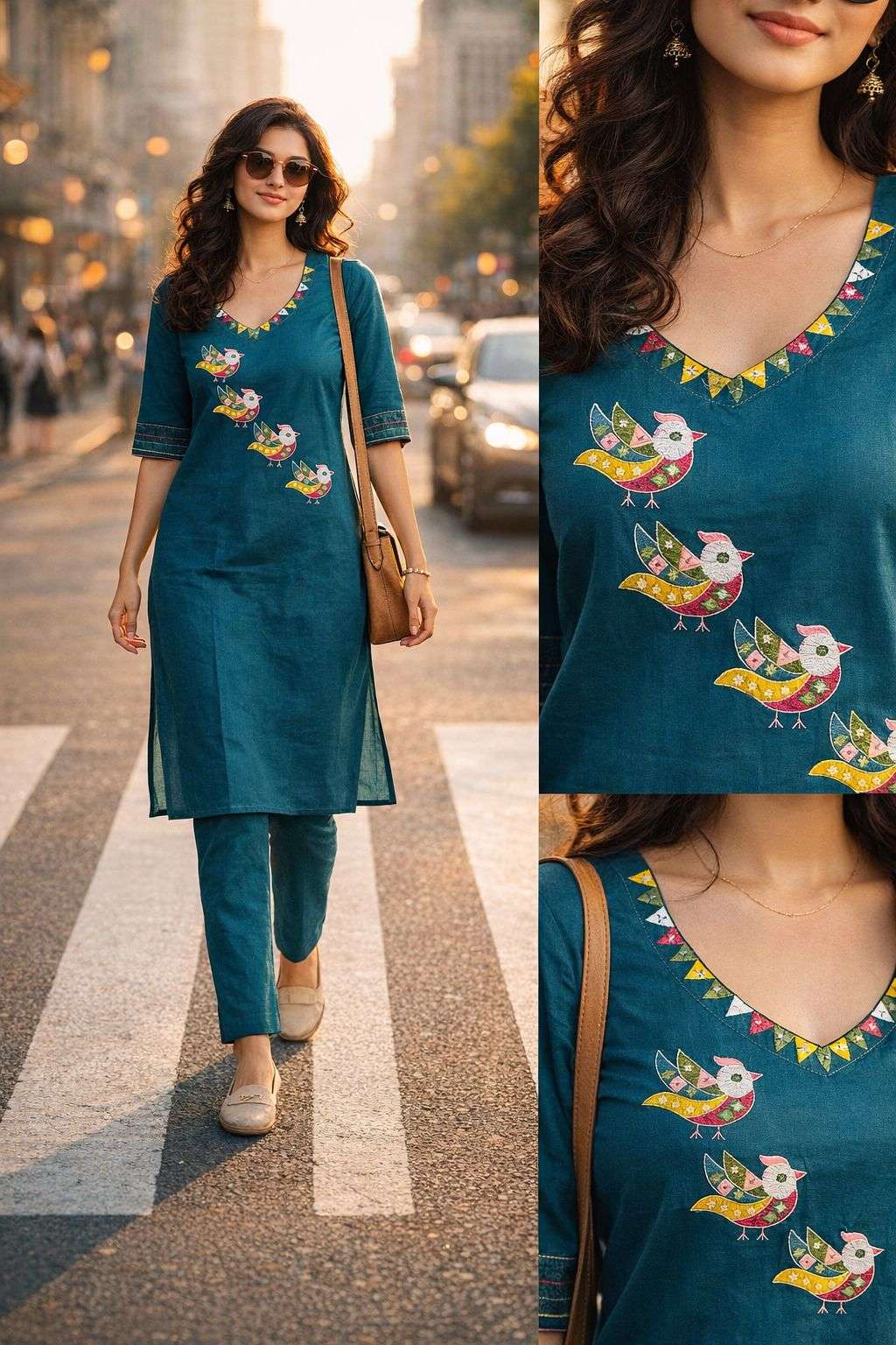 CASUAL FEMALE LOOK AT INDIAN COTTON 2 PIECE SUIT SIMPLE BEST...
