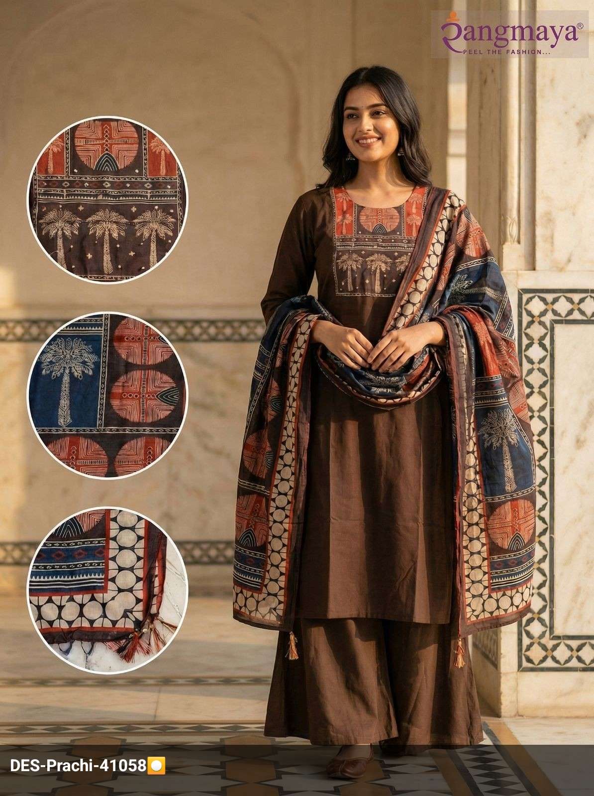 COTTON DHABO COMBO COLLECTION JAIPUR PRINT NECK AND DUPATTA ...
