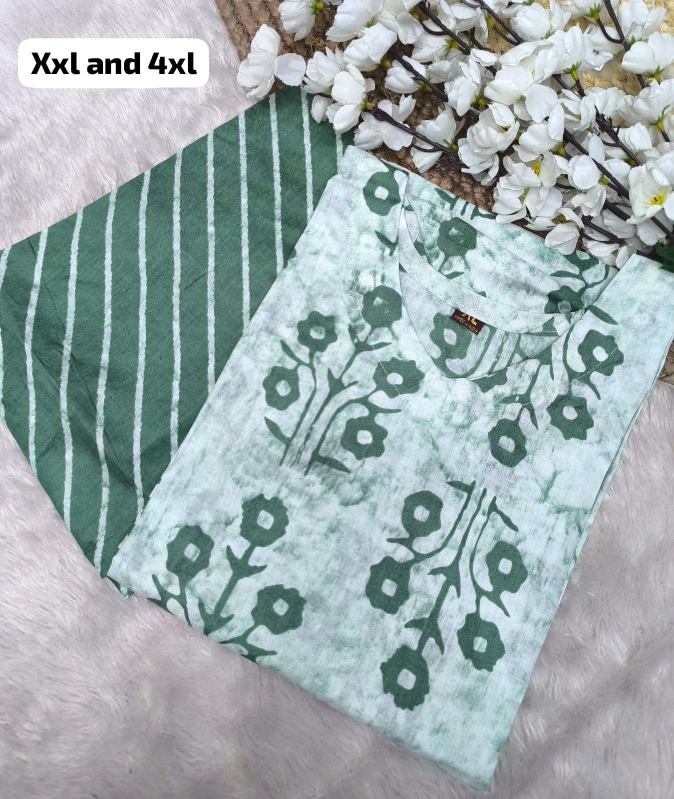 COTTON FABRIC DESIGNER KURTI PANT COLLECTION DAILY WEAR EXPO...