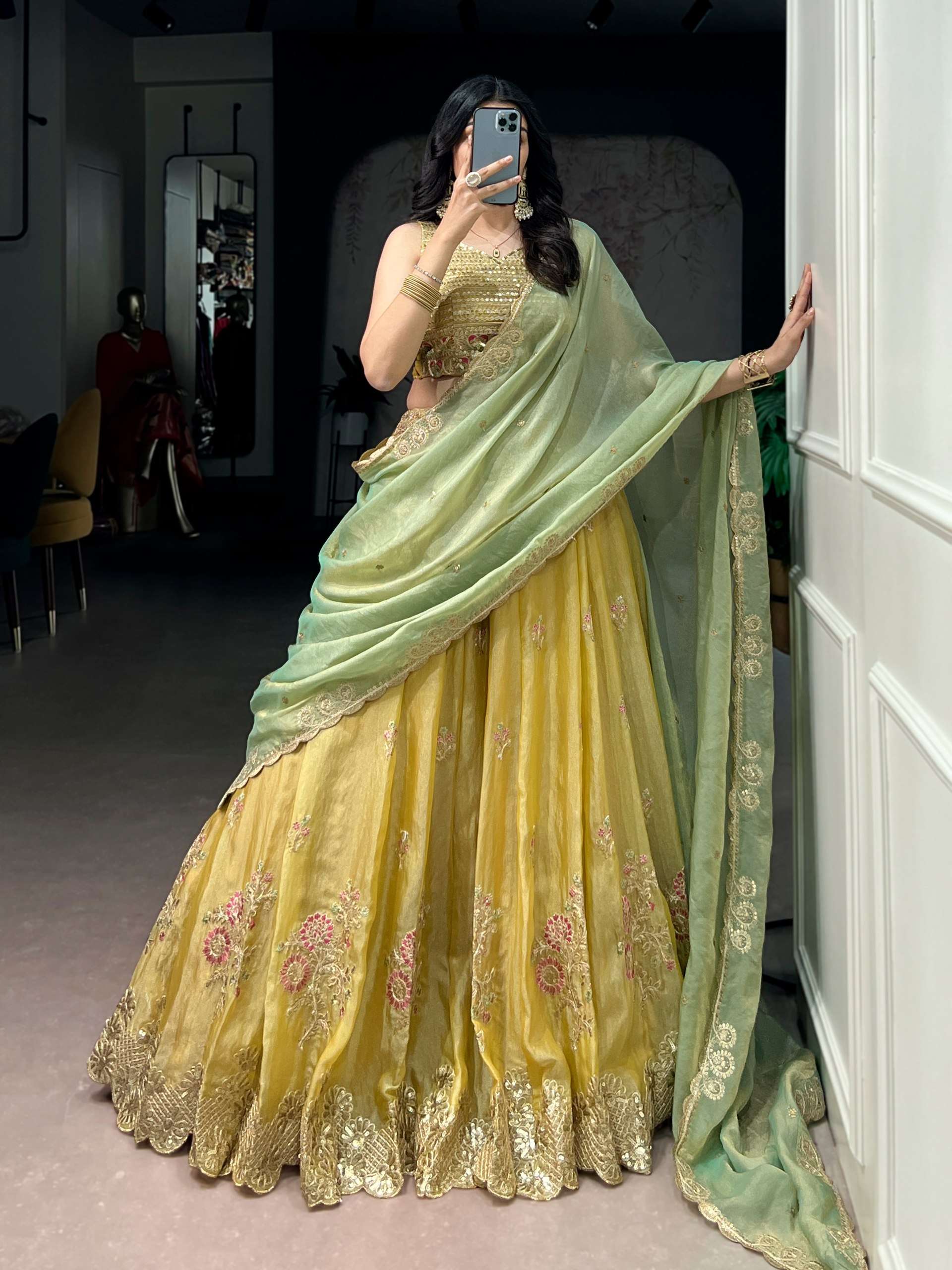  create a look that feels NC Moss Silk fabric effortlessly r...
