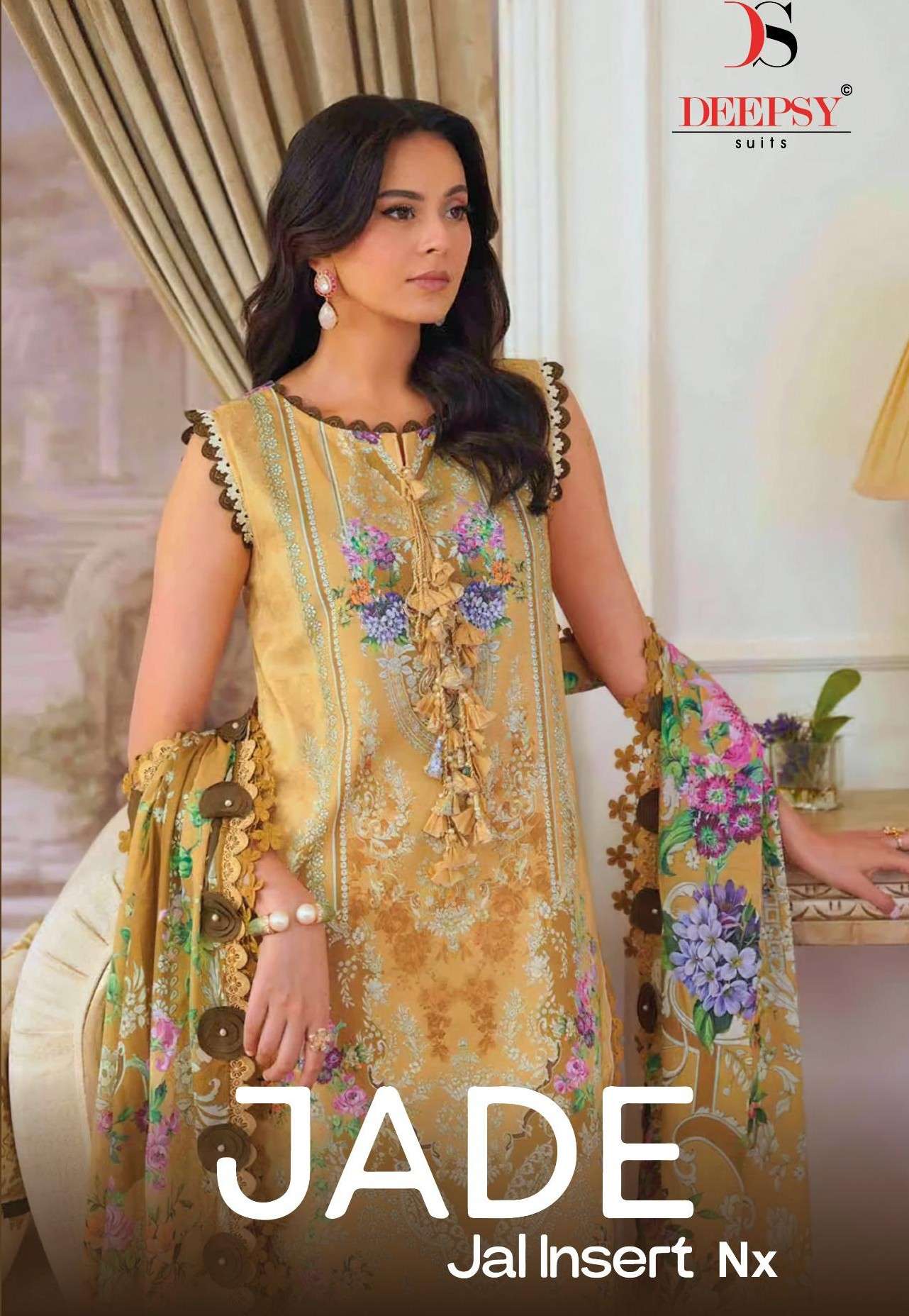 DEEPSY JADE JAL INSERT NX PURE COTTON HEAVY PATCH EMBROIDERY...