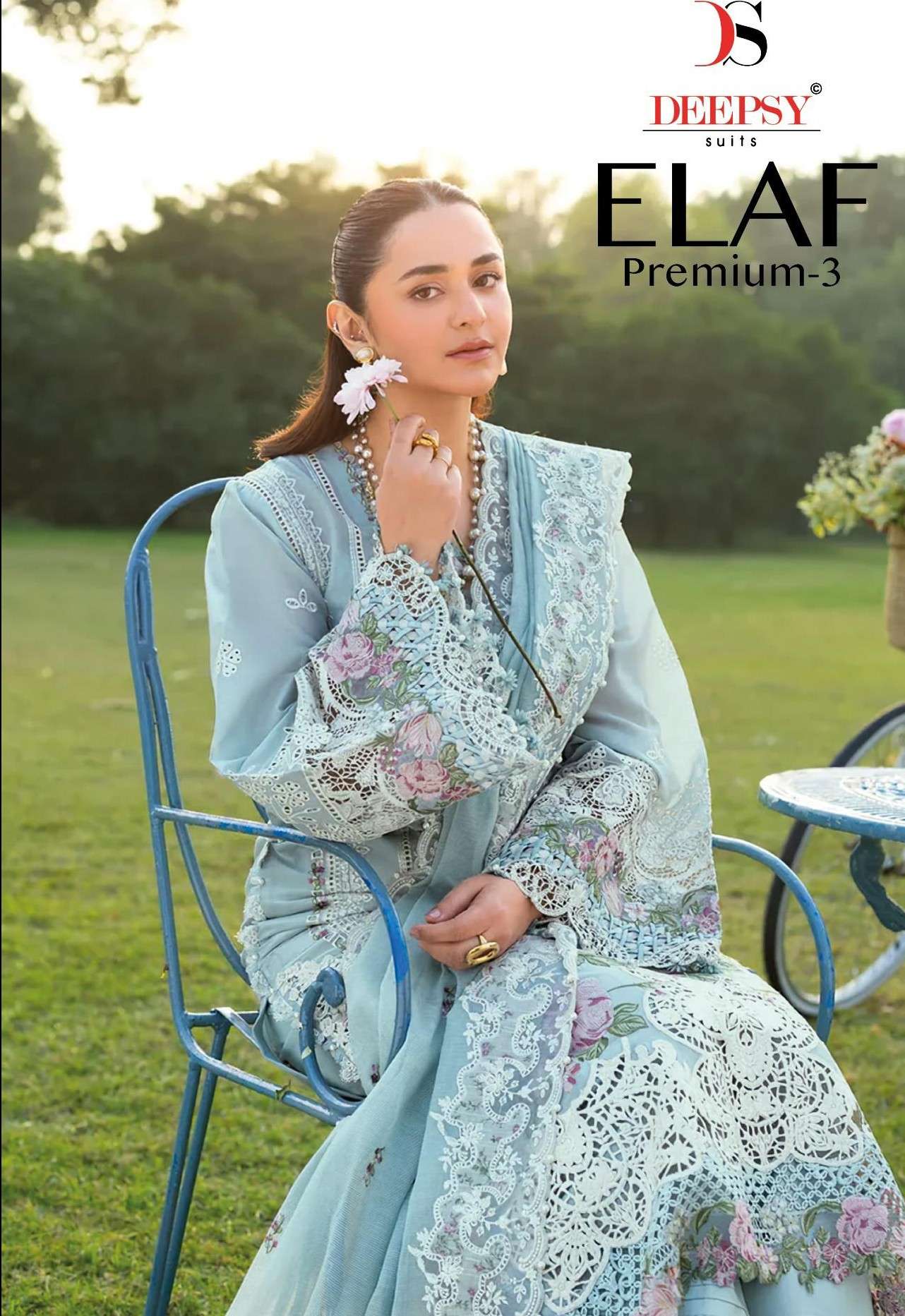 DEEPSY SUITS ELAF PREMIUM VOL 3 PURE COTTON SELF EMBROIDERY ...