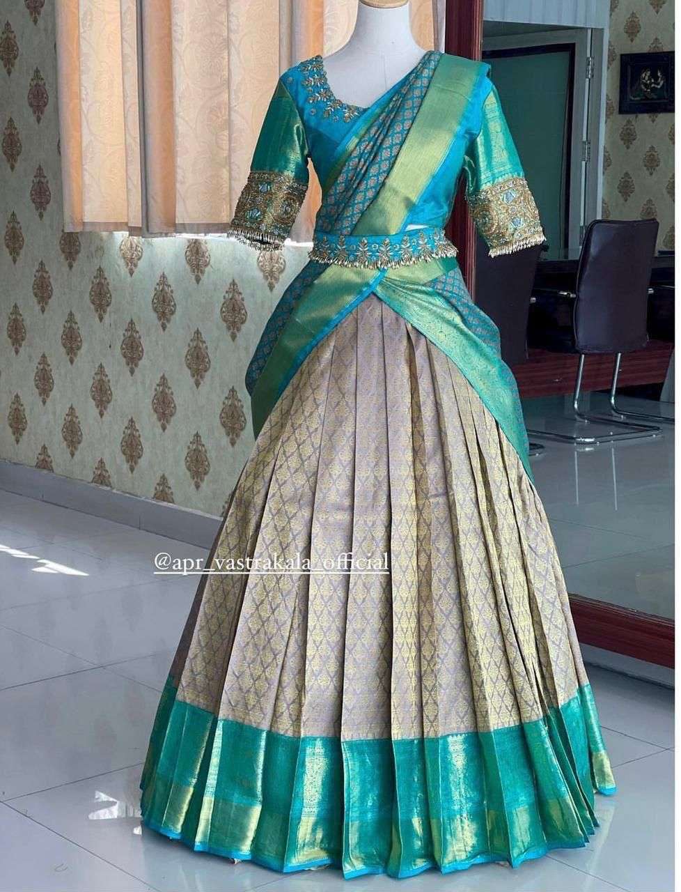  designer Kanjiveram Silk fancy and attractive fabric Zari L...