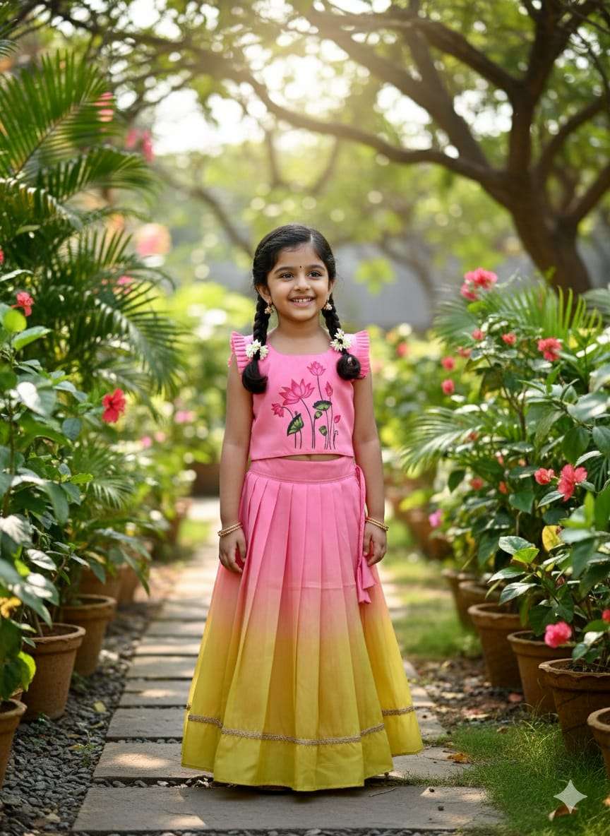Dhanlaxmi Flower Pulmy Silk soft and fancy fabric with beaut...