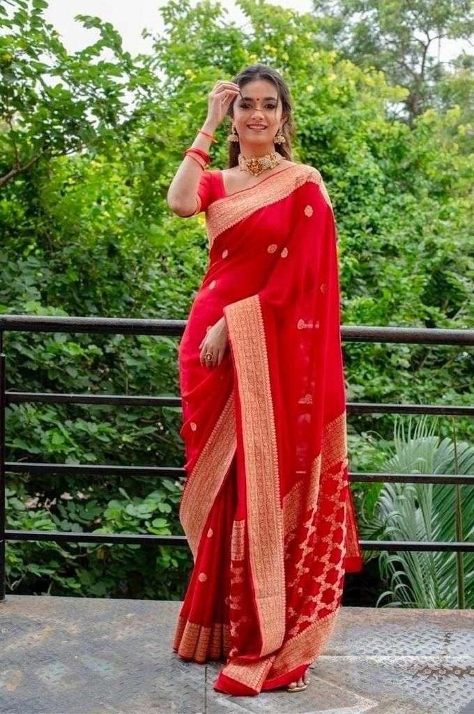 FASHION LAUNCHED SOFT AND LICHI SILK CLOTH FABRIC SAREE WHOL...