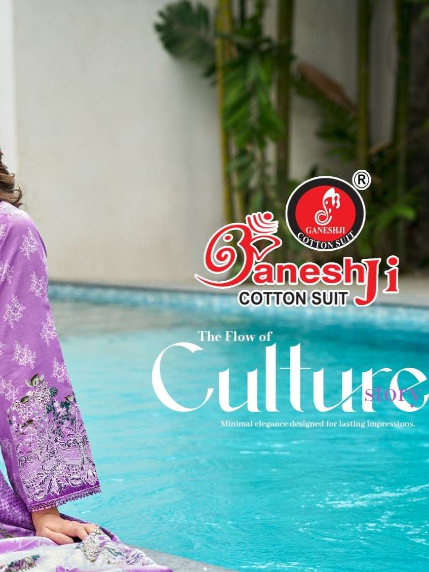 GANESHJI MINAAZ VOL 1 COTTON EXCLUSIVE DIMOND WORK SUIT SET ...