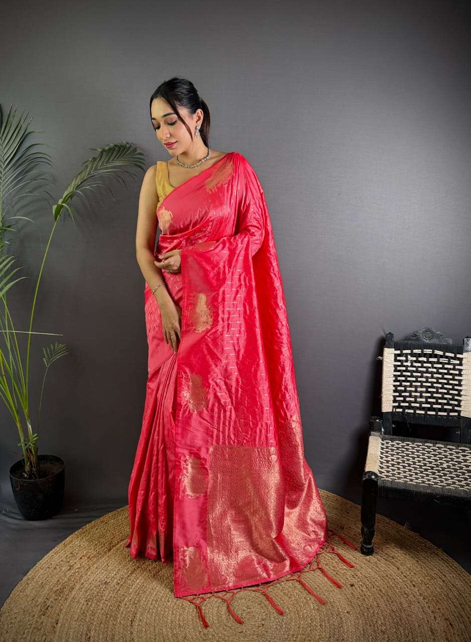 GOPAL SOFT LICHI SILK FANCY FABRIC VIBRANT HANDMADE ICONIC T...
