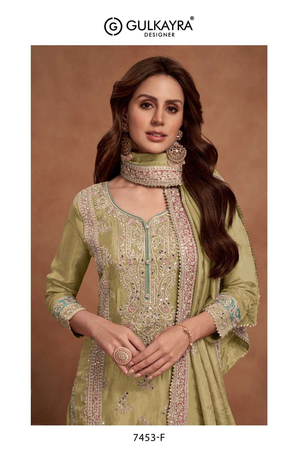 GULKAYRA NAZIA COLOUR TOP BRANDED HEAVY WORK SALWAR SUIT AT ...
